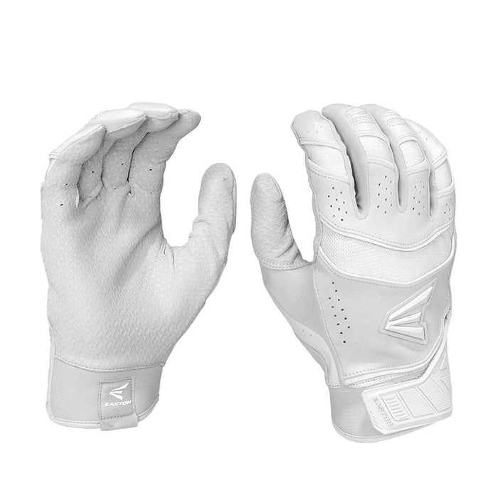 Easton Pro X Batting Gloves: A12100 Equipment Easton XL White/White 