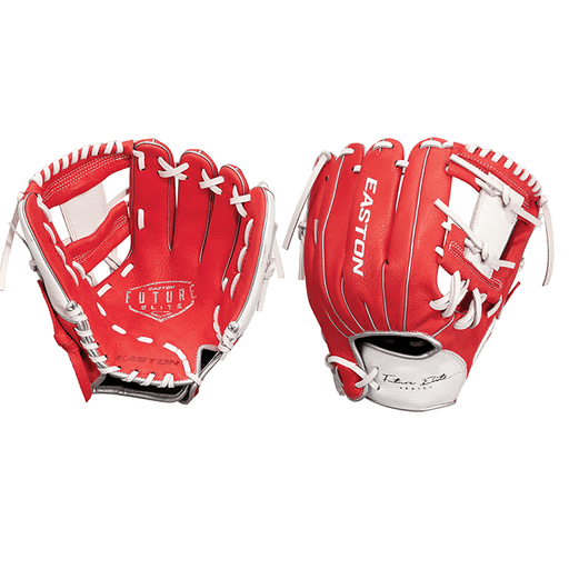 2023 Easton Future 11" Elite Series Baseball Glove: FE11 Red/White Equipment Easton 