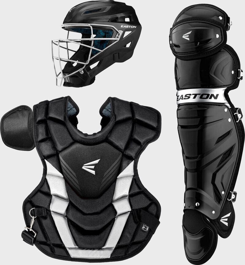 Easton Gametime Youth Box Catcher&#39;s Set: A165429 Equipment Easton Black-Silver 