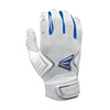 Easton Women's Ghost Fastpitch Batting Glove: A12118 Equipment Easton Large White/Royal 