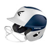Easton Ghost Matte Two-Tone Batting Helmet with Integrated Facemask Equipment Easton Small (6 1-4-6 7-8) Navy-White 