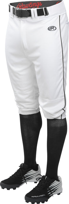Rawlings Launch Piped Knicker Pant (Youth): YLNCHKPP Apparel Rawlings Small White-Black 