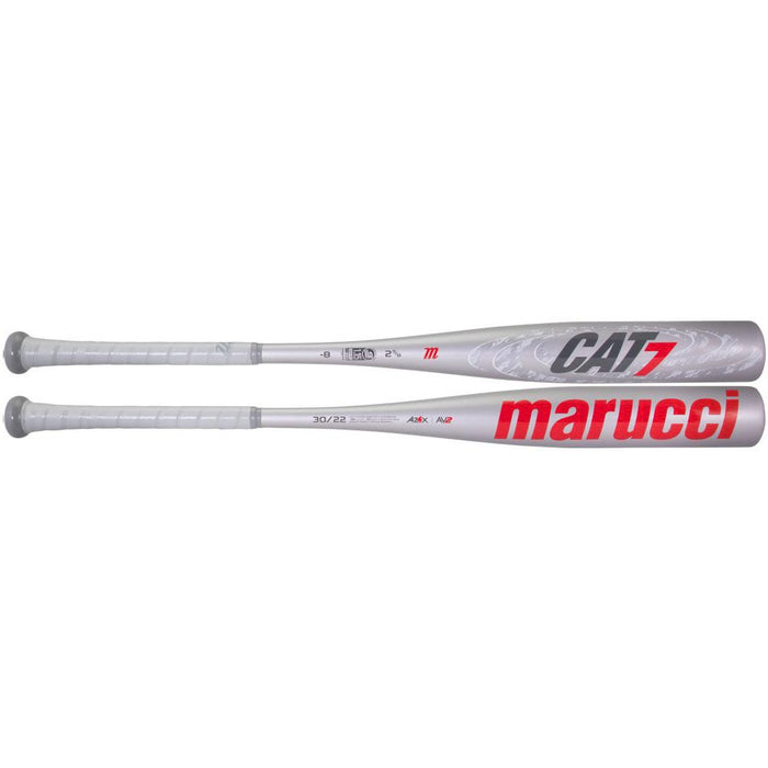 2021 Marucci Cat 7 Silver Youth USSSA Baseball Bat -8oz: MSBC728S Bats Marucci 28" 20 oz 