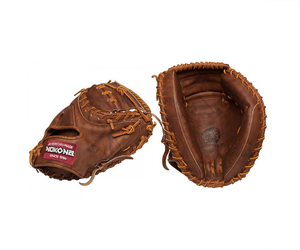 Nokona W3350C Baseball Catchers Mitt: W3350 Equipment Nokona 