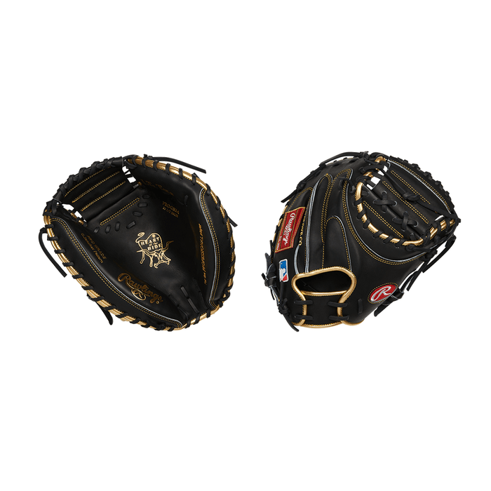 Rawlings Heart-of-the-Hide 33.5” Baseball Catcher’s Mitt: PROGS24 Equipment Rawlings 