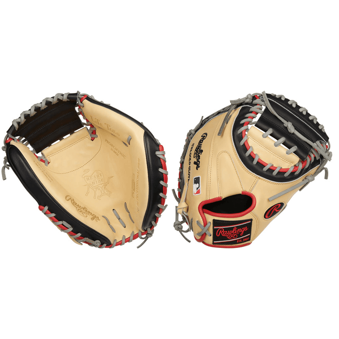 Rawlings Heart-of-the-Hide R2G Contour Fit 33” Baseball Catcher’s Mitt: PRORCM33UC Equipment Rawlings 