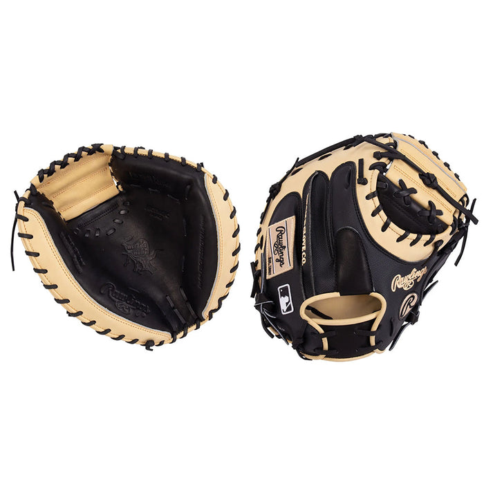 Rawlings Heart-of-the-Hide 34” Speed Shell Baseball Catcher’s Mitt: PROYM4BC Equipment Rawlings 