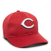 Outdoor Cap MLB Replica Adjustable Baseball Cap: MLB350 Apparel Outdoor Cap Adult Reds 