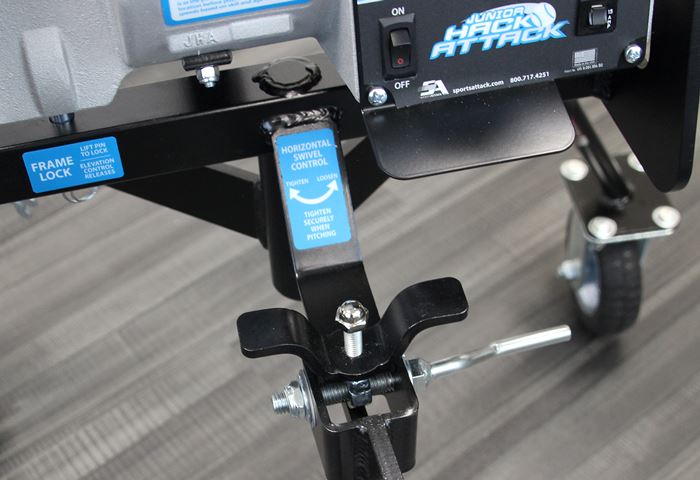 Hack Attack Junior Softball Pitching Machine Training & Field Hack Attack 