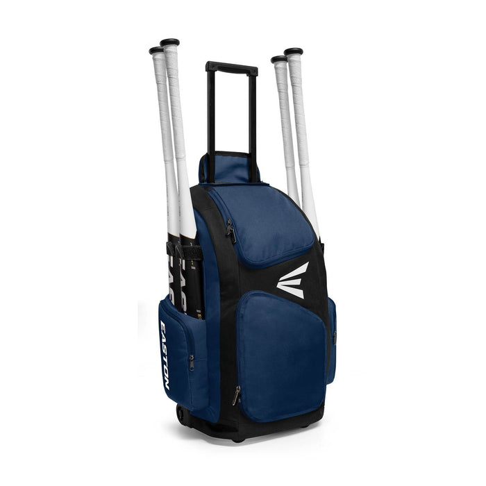 Easton Traveler Stand-Up Wheeled Bag: A159901 Equipment Easton Navy 