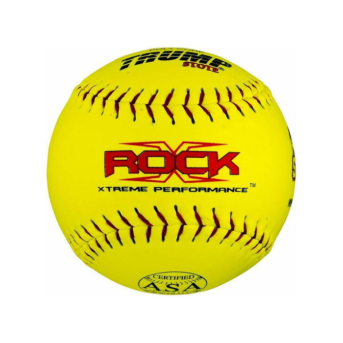 Trump X-ROCK 12” USA (ASA) Composite Slowpitch Softball .44-375 - One Dozen: 1394807 Balls Trump 