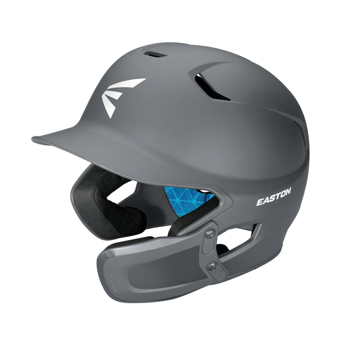 Easton Z5 2.0 Junior Matte Solid Helmet with Universal Jaw Guard: A168540 Equipment Easton Charcoal 