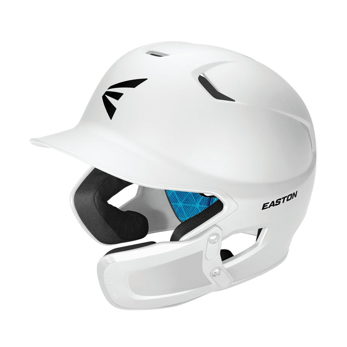 Easton Z5 2.0 Senior Matte Helmet with Universal Jaw Guard: A168539 Equipment Easton White 