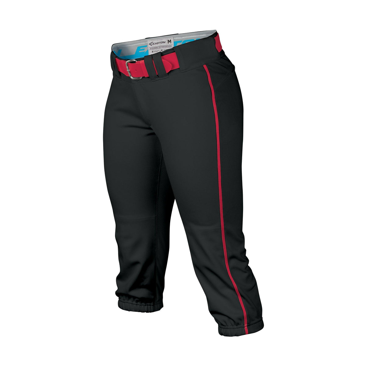 Easton Women&#39;s Prowess Piped Pant: A167122 Apparel Easton Medium Black/Red 