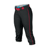 Easton Women's Prowess Piped Pant: A167122 Apparel Easton Medium Black/Red 