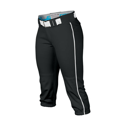 Easton Women's Prowess Piped Pant: A167122 Apparel Easton Small Black/White 