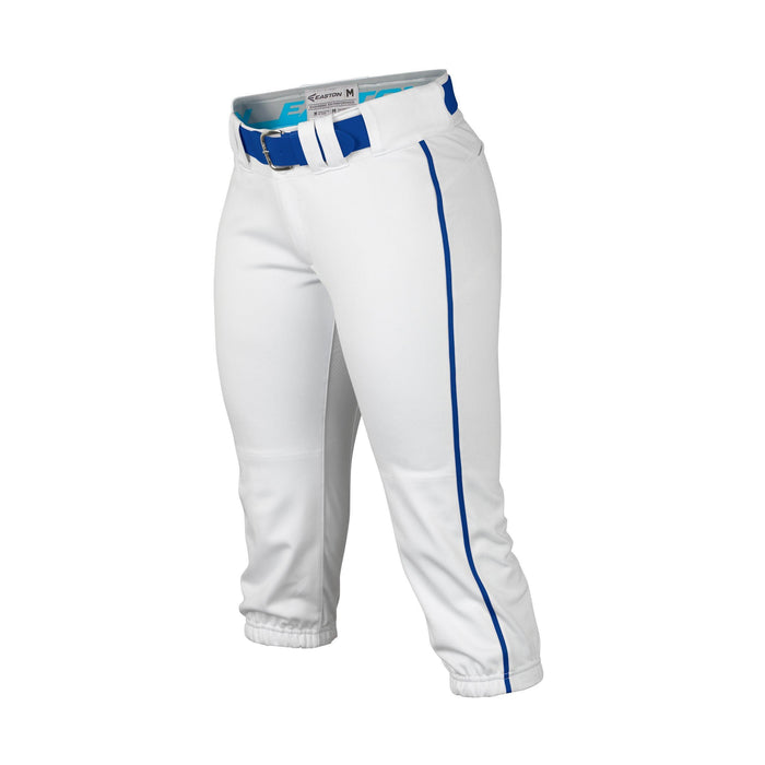 Easton Women's Prowess Piped Pant: A167122 Apparel Easton Medium White/Royal 