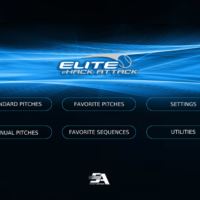 Elite eHack Attack Baseball Pitching Machine Training &amp; Field Hack Attack 