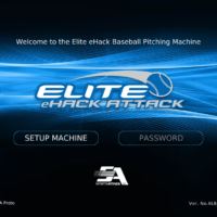 Elite eHack Attack Baseball Pitching Machine Training &amp; Field Hack Attack 
