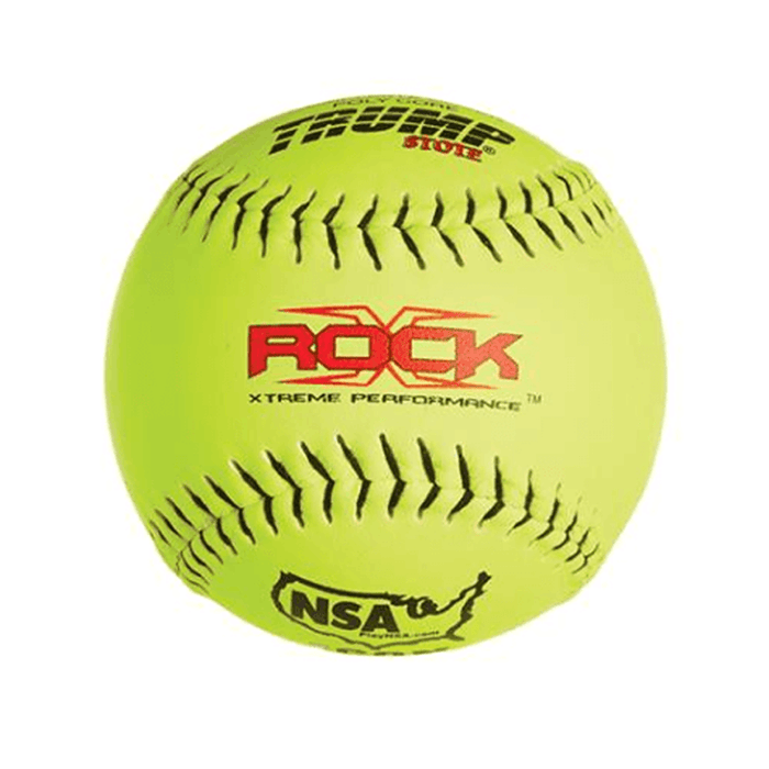 Trump X-Rock 12” NSA ICON Composite Slowpitch Softball .44-400 - One Dozen: 1453235 Balls Trump One Dozen (12 Balls) 