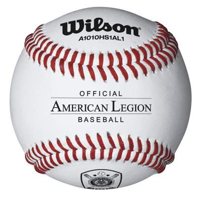 Wilson A1010 HS1 SST American Legion Stamp Baseballs (Dozen): A1010BHS1AL1 Balls Wilson Sporting Goods 