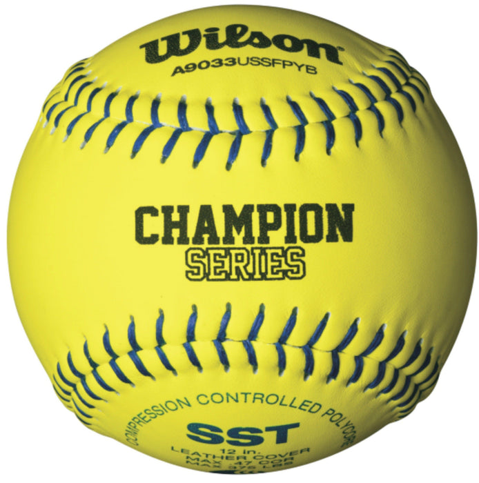 Wilson USSSA Polycore Fastpitch Softball 12 Inch (Dozen): A9033BUSSFP Balls Wilson Sporting Goods 