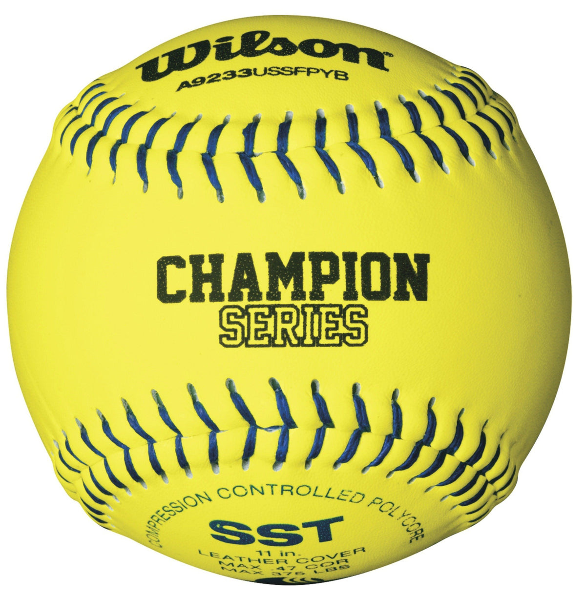 Wilson 11&quot; USSSA Fastpitch Softball (Dozen): A9233BUSSFP Balls Wilson Sporting Goods 