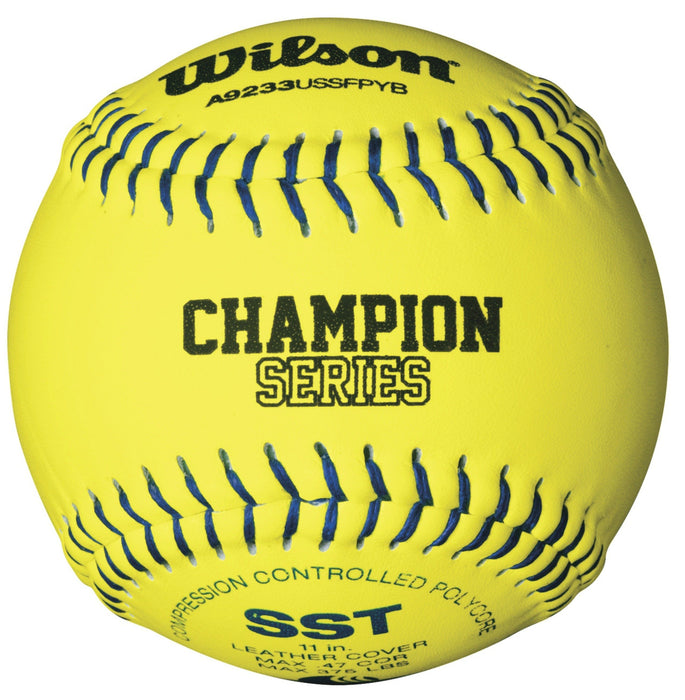 Wilson 11" USSSA Fastpitch Softball (Dozen): A9233BUSSFP Balls Wilson Sporting Goods 