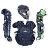All-Star Axis Pro 7S Baseball Catcher’s Set (Ages 12-16): CKCC1216S7X Equipment All-Star Solid Navy 