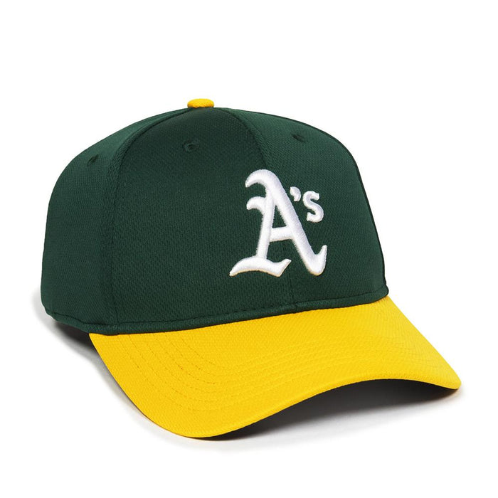 Outdoor Cap MLB Replica Adjustable Baseball Cap: MLB350 Apparel Outdoor Cap Adult Oakland A's 