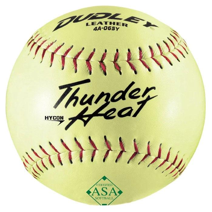Dudley Thunder Heat Hycon -USA (ASA) 52-300 Leather Softball 12 Inch -