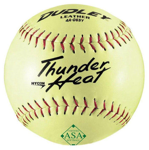 Dudley Thunder Heat Hycon -USA (ASA) 52-300 Leather Softball 12 Inch - One Dozen: 4A065Y Balls Dudley 