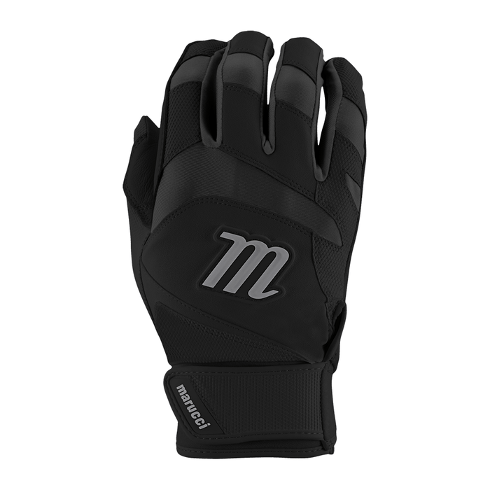 Marucci Youth Signature Batting Gloves: MBGSGN3Y Equipment Marucci Small Black-Black 