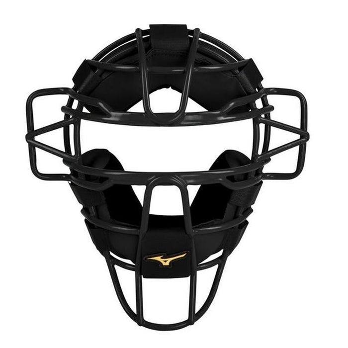 Mizuno Samurai Baseball Catcher's Face Mask: 380438 Equipment Mizuno Black 