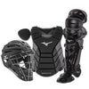 Mizuno Samurai Adult 14" Baseball Boxed Catcher's Set: 380420 Equipment Mizuno Black-Gray 