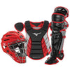 Mizuno Samurai Adult 14" Baseball Boxed Catcher's Set: 380420 Equipment Mizuno Black-Red 