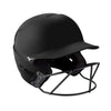 Mizuno F6 Fastpitch Softball Batting Helmet - Solid Color Equipment Mizuno Black Small-Medium 