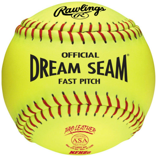 Rawlings Dream Seam Fastpitch Softball 12" USA( ASA)-NFHS - One Dozen C12RYLAH Balls Rawlings 