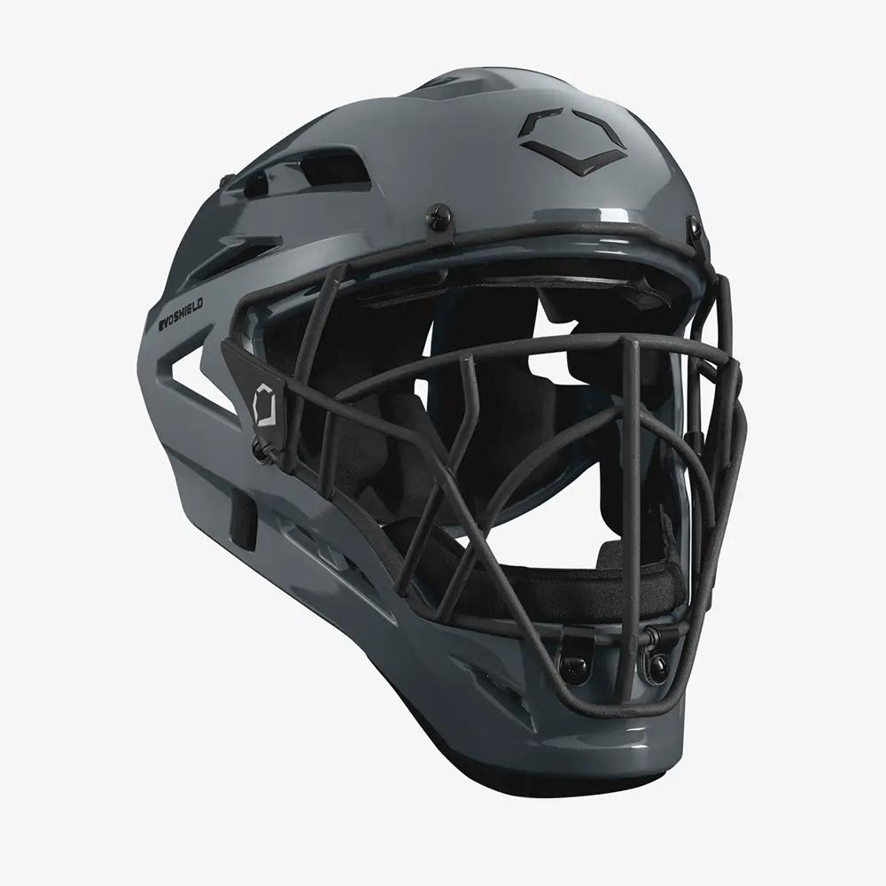 Evoshield PRO-SRZ Adult Catcher’s Helmet: WB57084 Equipment EvoShield Small Black 