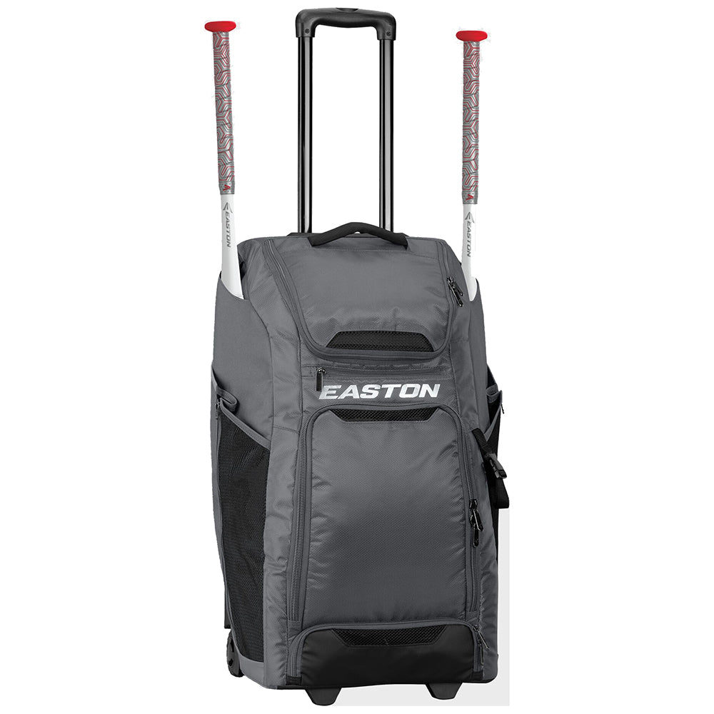Easton Catcher&#39;s Wheeled Bag Equipment Easton Charcoal 