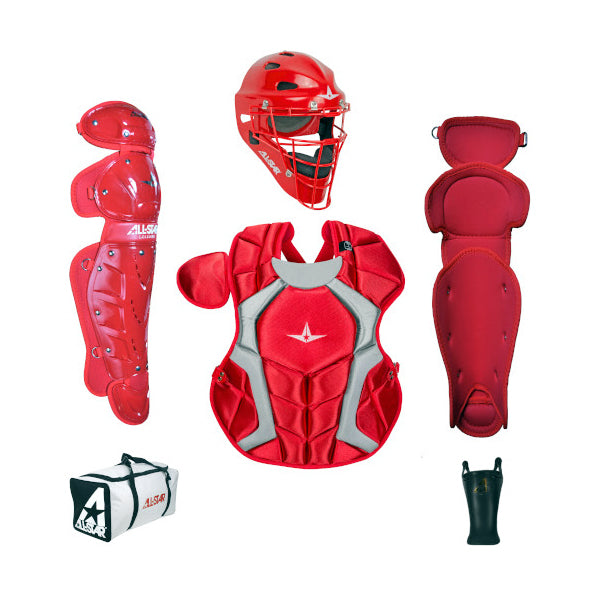 All-Star Player’s Series Junior Youth Baseball Catcher’s Set: CKCC79PS Equipment All-Star Scarlet 