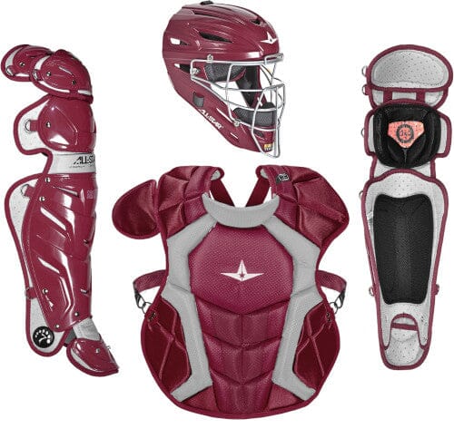 All-Star Adult System 7 Pro/College Baseball Catcher’s Set: CKCCPRO1 Equipment All-Star Maroon 