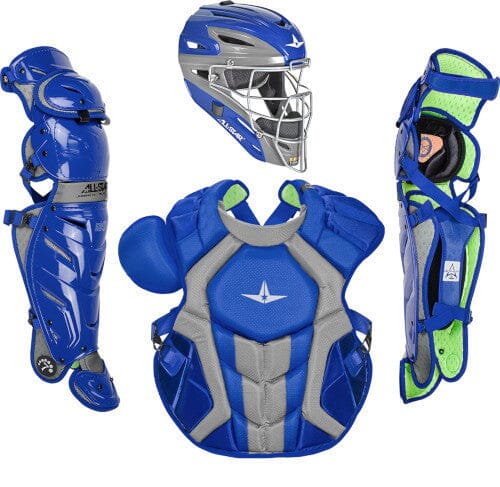 All-Star Adult System 7 Axis Baseball Catcher’s Set: CKCCPRO1X Equipment All-Star Royal 