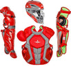 All-Star Adult System 7 Axis Baseball Catcher’s Set: CKCCPRO1X Equipment All-Star Scarlet 