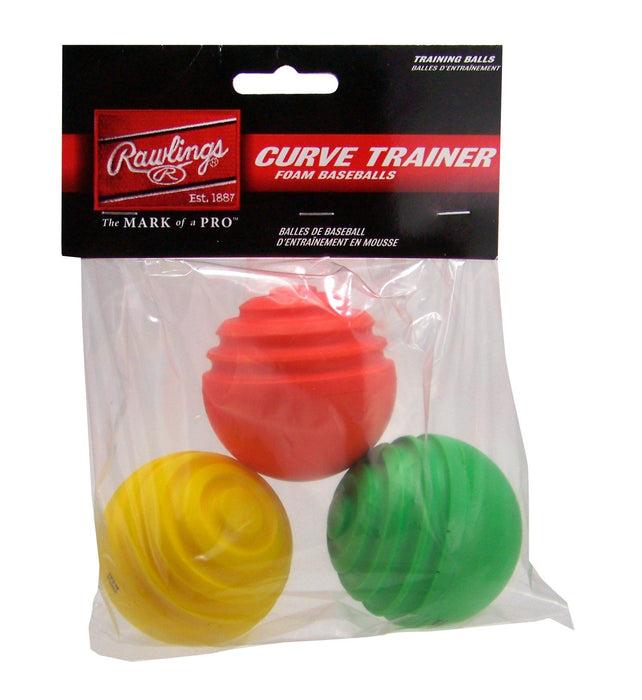 Rawlings Curve Trainer Balls 3 pack Training & Field Rawlings 