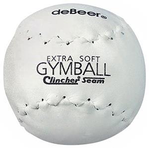 DeBeer White Extra-Soft Gymball Softball Balls deBeer 12" 