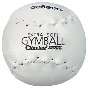 DeBeer White Extra-Soft Gymball Softball Balls deBeer 12" 