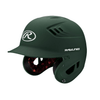 Rawlings Velo R16 Matte Batting Helmet Junior or Senior: R16MS / R16MJ Equipment Rawlings Dark Green - Senior 