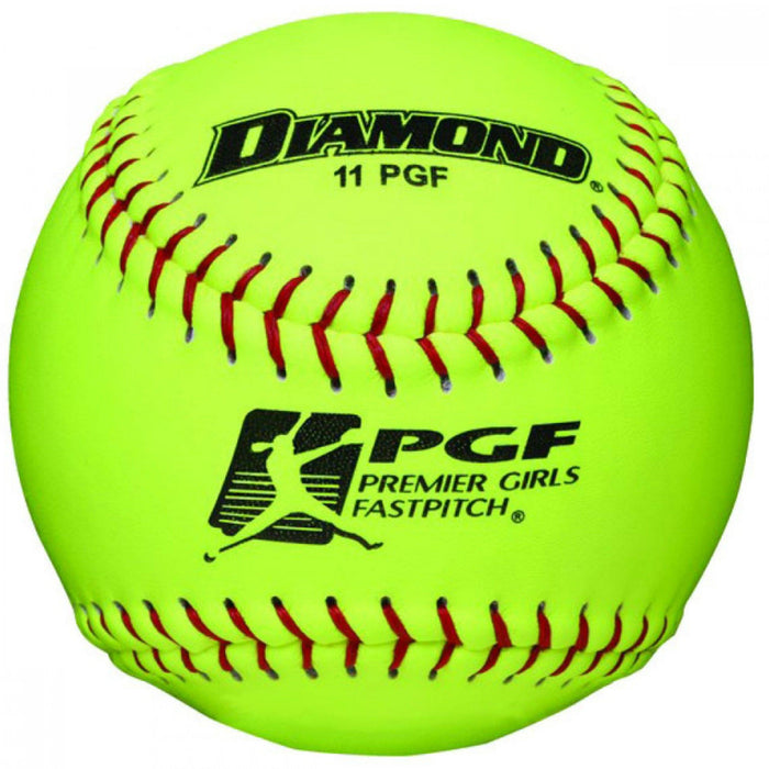 Diamond Official PGF 11 Inch Softball - One Dozen: 11PGF Balls Diamond 