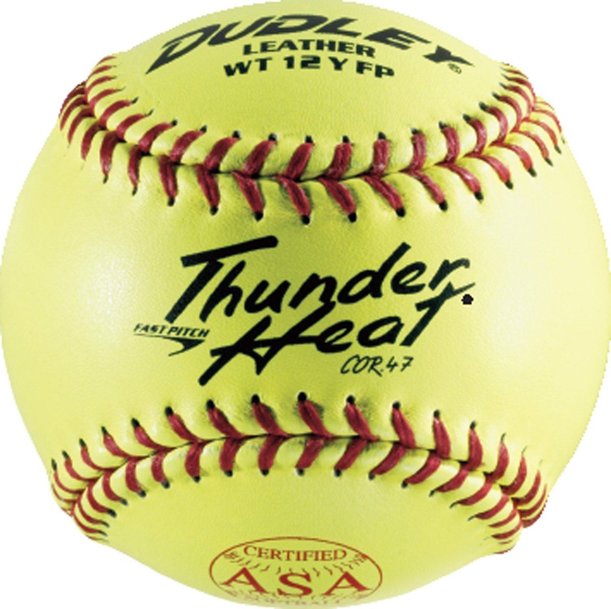 Wilson A9011 12" Leather Fastpitch Softballs – High Seam, NFHS Approved – 1 Dozen (New In Box)